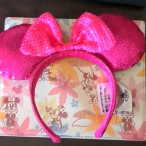 Disney Parks Minnie Mouse Hot Pink Ears